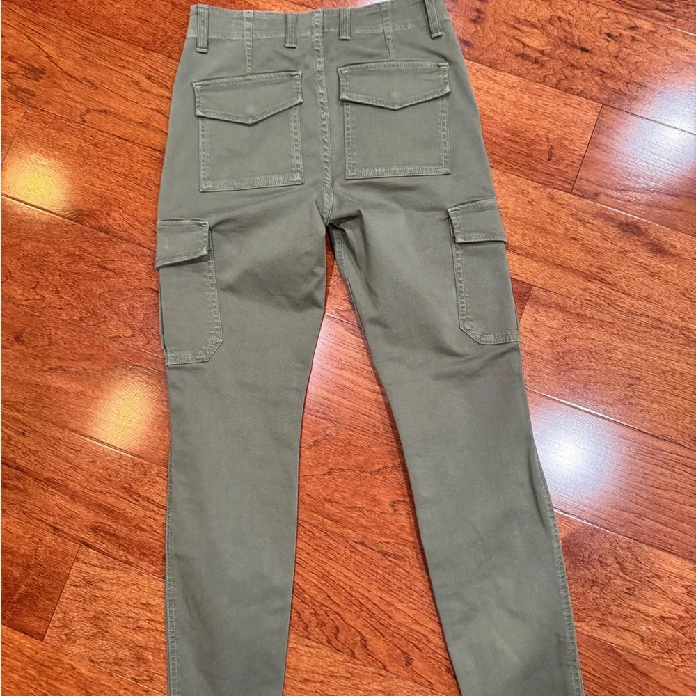 Vince army green high waisted cargo pants 27 - Picture 6 of 6